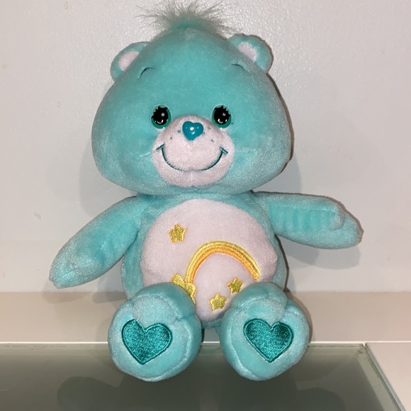 Vintage 2002 Care Bears, Plush-Cheer Bear, Wish Bear, Bedtime Bear-Lot of 3 - Picture 5 of 11